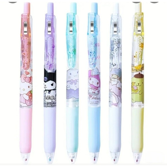 Sanrio and Friends gel pens pack, hello‎ kitty, cinnamoroll, kuromi - Picture 1 of 2